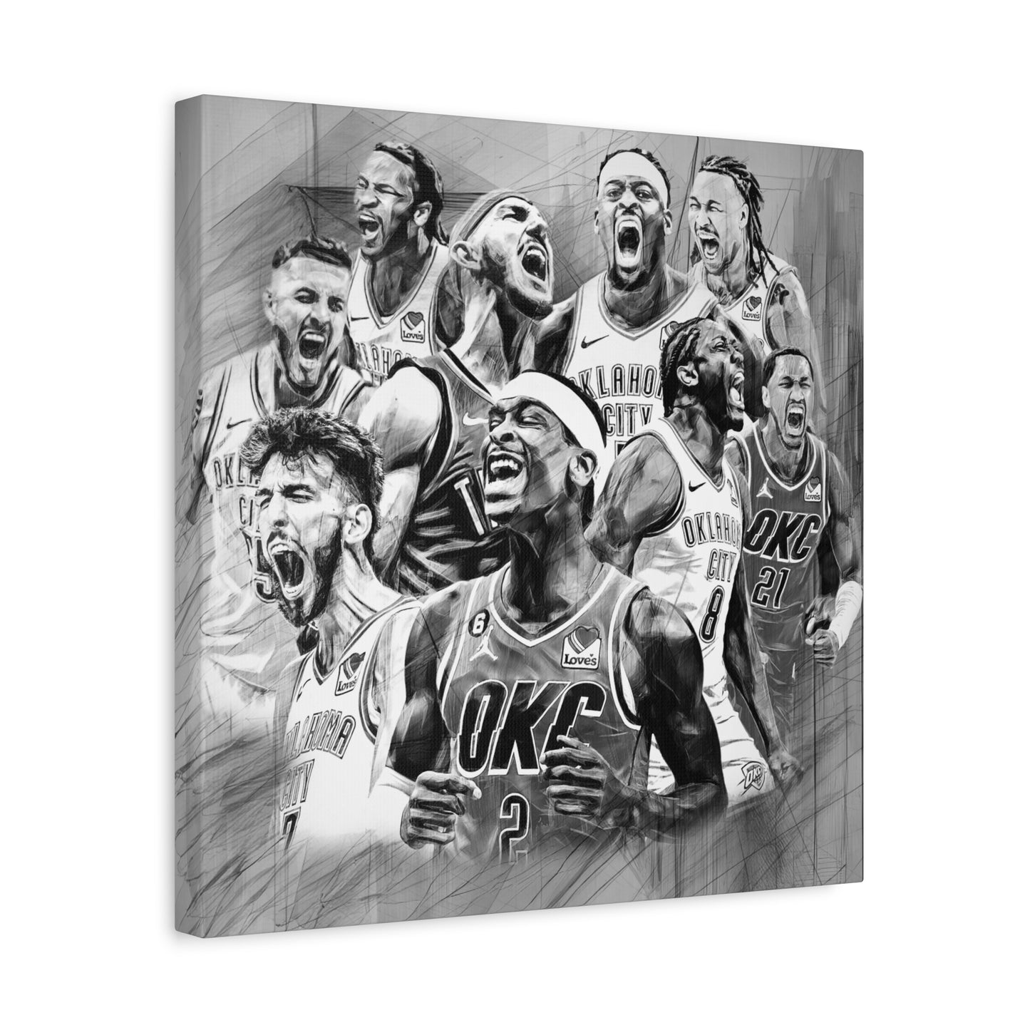Roar Like Thunder Canvas