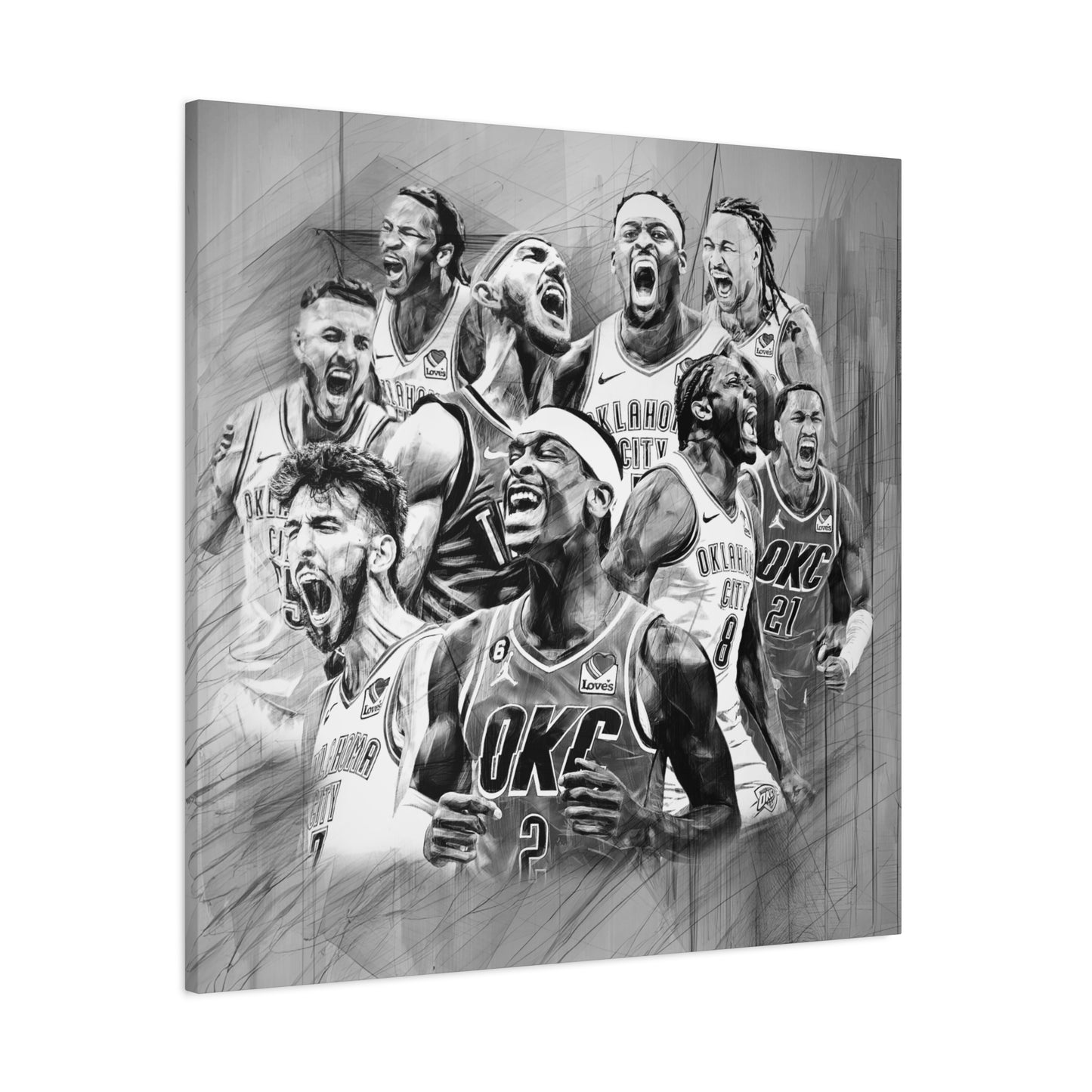 Roar Like Thunder Canvas